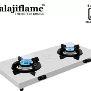 Balajiflame Stainless Steel Manual Gas Stove  (2 Burners)