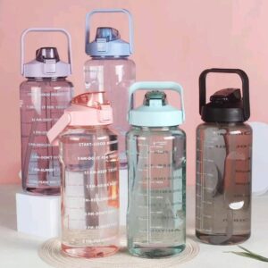 2000ml Motivational Water Bottle | BPA-Free & Leak-Proof